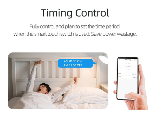 Glomarket Tuya WiFi Zigbee Akıllı Işık Değiştiricisi Düğme Duvar Değiştiricisi 1/2/3 Çeteler Alexa ile çalışmak Google Ana Sayfa