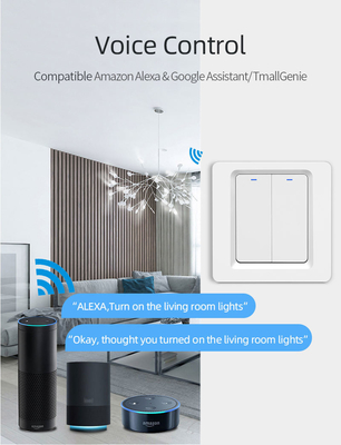 Glomarket Tuya WiFi Zigbee Akıllı Işık Değiştiricisi Düğme Duvar Değiştiricisi 1/2/3 Çeteler Alexa ile çalışmak Google Ana Sayfa