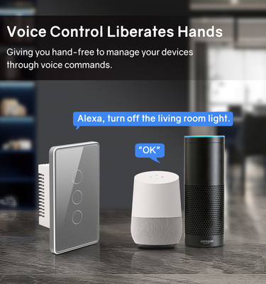 Glomarket Tuya Akıllı Değiştiricisi Wifi ABD Elektrikli Duvar Değiştiricisi Google Home Alexa Light Lamp Touch Değiştiricisi Uygulama Kontrolü