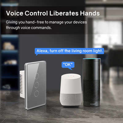 Glomarket Tuya Akıllı Değiştiricisi Wifi ABD Elektrikli Duvar Değiştiricisi Google Home Alexa Light Lamp Touch Değiştiricisi Uygulama Kontrolü