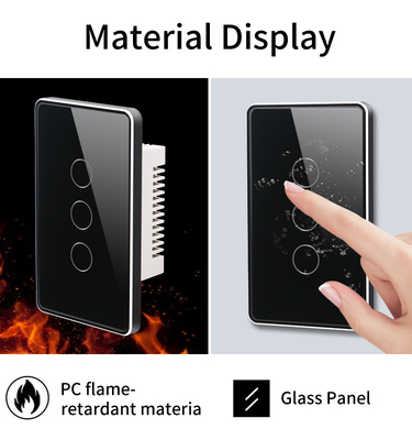 Glomarket Tuya Akıllı Değiştiricisi Wifi ABD Elektrikli Duvar Değiştiricisi Google Home Alexa Light Lamp Touch Değiştiricisi Uygulama Kontrolü