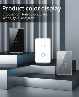 Glomarket Tuya Akıllı Değiştiricisi Wifi ABD Elektrikli Duvar Değiştiricisi Google Home Alexa Light Lamp Touch Değiştiricisi Uygulama Kontrolü