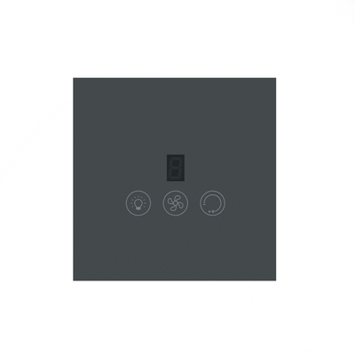 Glomarket Tuya Wifi Akıllı Fan Değiştiricisi Tuya Akıllı Değiştiricisi Fan Hızı Işık Açık Kapalı Ses Kontrol Kontrol Değiştiricisi AB / ABD Standartı