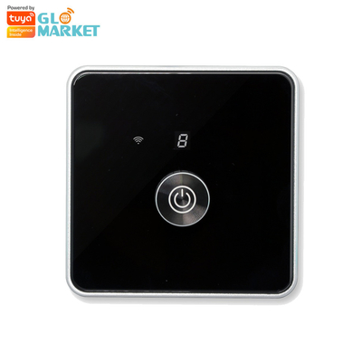 Glomarket Akıllı Ev Dimmer Değiştiricisi Tuya Zigbee Ses Kontrolü Düğme Dimming Dijital Ekranla Parlaklığı Düzenle
