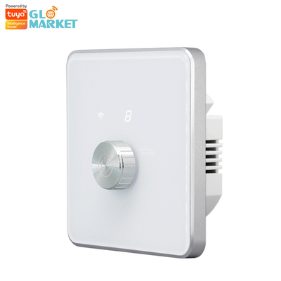 Glomarket Akıllı Ev Dimmer Değiştiricisi Tuya Zigbee Ses Kontrolü Düğme Dimming Dijital Ekranla Parlaklığı Düzenle