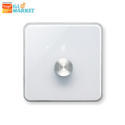 Glomarket Akıllı Ev Dimmer Değiştiricisi Tuya Zigbee Ses Kontrolü Düğme Dimming Dijital Ekranla Parlaklığı Düzenle