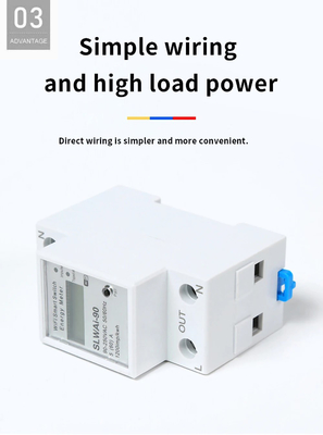 Glomarket Wifi Tuya/Smart Life App Uzaktan Kumanda Akıllı Devre Koruyucusu Relay Cihaz Kapatıcı Enerji Meter