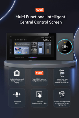 Glomarket Tuya Wifi Akıllı 6 Inç Kontrol Paneli Zigbee Gateway Akıllı Ev Denetleyicisi Akıllı Makine