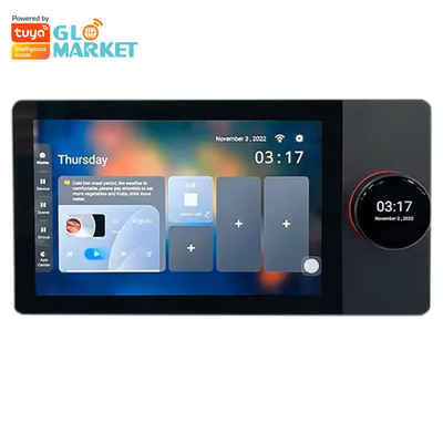 Glomarket Tuya Wifi Akıllı 7 Inç Kontrol Paneli Çok Fonksiyonlu Ble Müzik Duvar Dokunmatik Ekranı Zigbee Hub Geçit Merkezi Kontrol