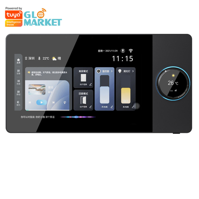 Glomarket 8 Inch Tuya Akıllı WiFi Zigbee Gteway Sahne Müzik Çalma Çok fonksiyonel Akıllı Kontrol Panelli Merkezi Kontrolör