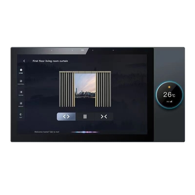 Glomarket Tuya 10 Inch Merkezi Kontrol Paneli Müzik Çalan 2 Gang Relay 2 Way Hoparlörler Çok fonksiyonel Akıllı Ev Ürünleri