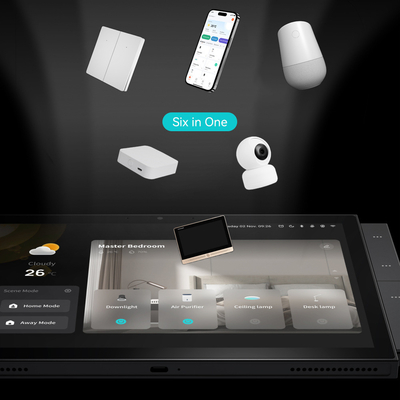 Glomarket Tuya Akıllı Ev Kontrol Paneli 10 inç Ekran BLE Zigbee Gateway Bina Interkom Uyumlu