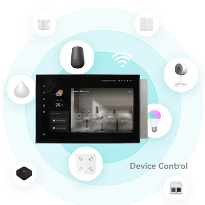 Glomarket Tuya Akıllı Ev Kontrol Paneli 10 inç Ekran BLE Zigbee Gateway Bina Interkom Uyumlu