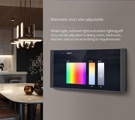 Glomarket 12 inç çok fonksiyonel müzik sunucusu dokunmatik ekran Zigbee geçit duvar merkezi kontrol paneli Akıllı sahneler için anahtar