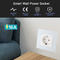 AB Standardı 16A Akıllı Priz 2.4GHz Wifi Duvar Prizi Google Alexa Uygulaması