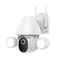 Akıllı Güvenlik Projektör Kamerası 1080p 2 Yönlü Ses Hareket Algılama Gece Görüş Kamerası