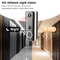 Pir Algılama Akıllı Video Kapı Zili Halkası 1080p Hd Kablosuz Peephole Cam Kapı Zili