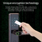 Euro Akıllı Kapı Kilidi Tuya Biyometrik Parmak İzi Kilidi Siyah