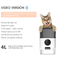 FCC ABS Akıllı Pet Besleyici 6L Kameralı Otomatik Köpek Besleyici